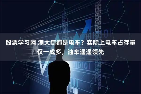 股票学习网 满大街都是电车？实际上电车占存量仅一成多，油车遥遥领先